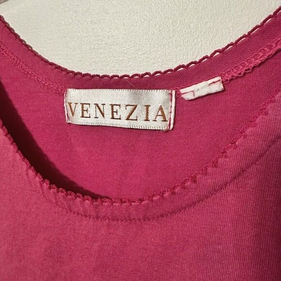 Venezia Women's Pink Tank Top - Size L (large) - Picture 3 of 6
